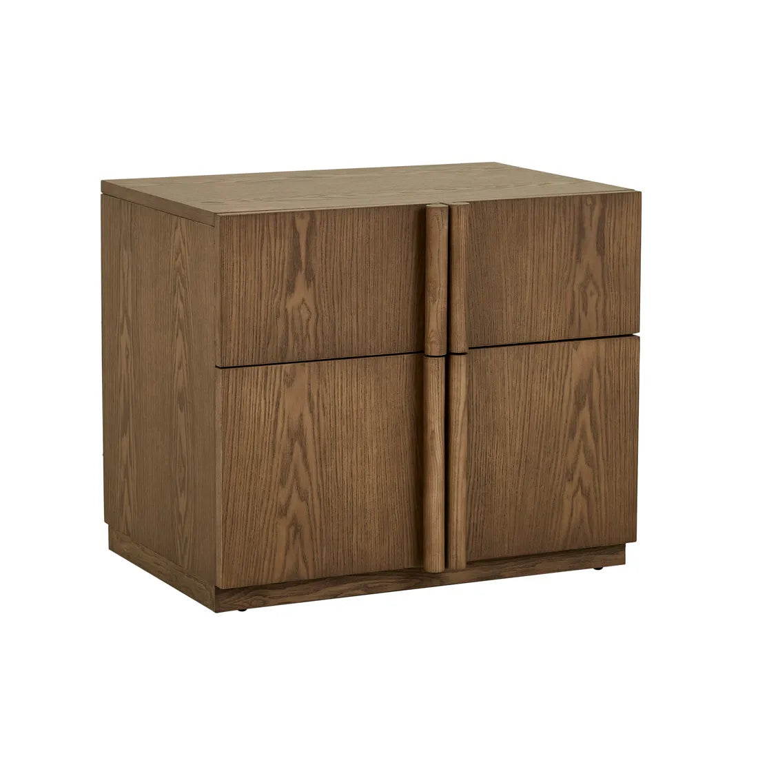 Kin 2 Drawer Bedside - Smoked Ash