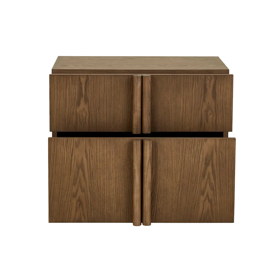 Kin 2 Drawer Bedside - Smoked Ash