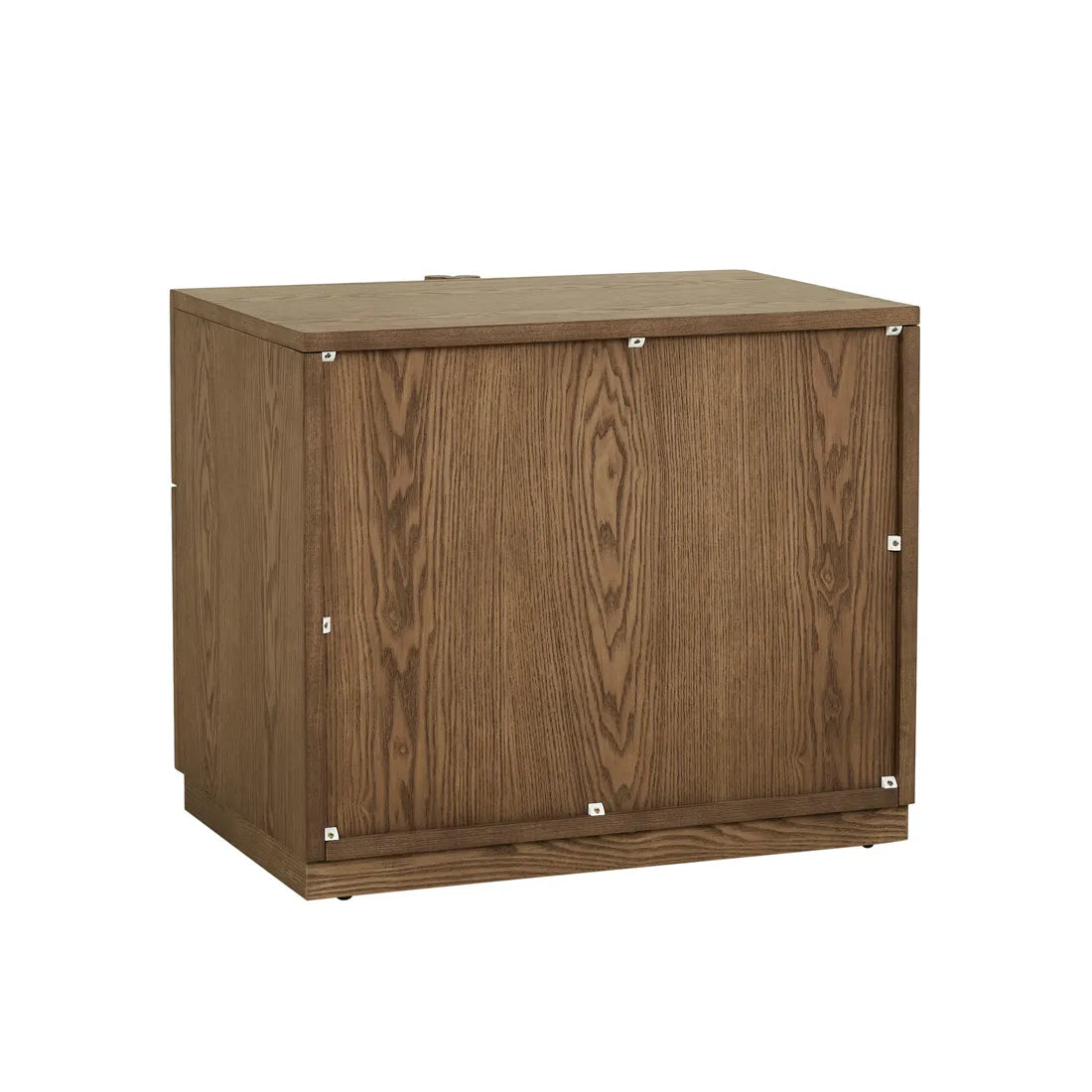 Kin 2 Drawer Bedside - Smoked Ash