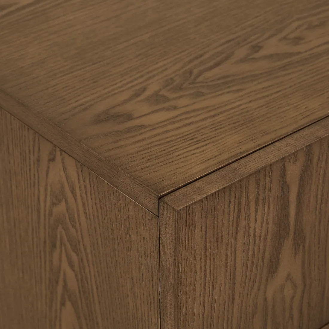 Kin 2 Drawer Bedside - Smoked Ash
