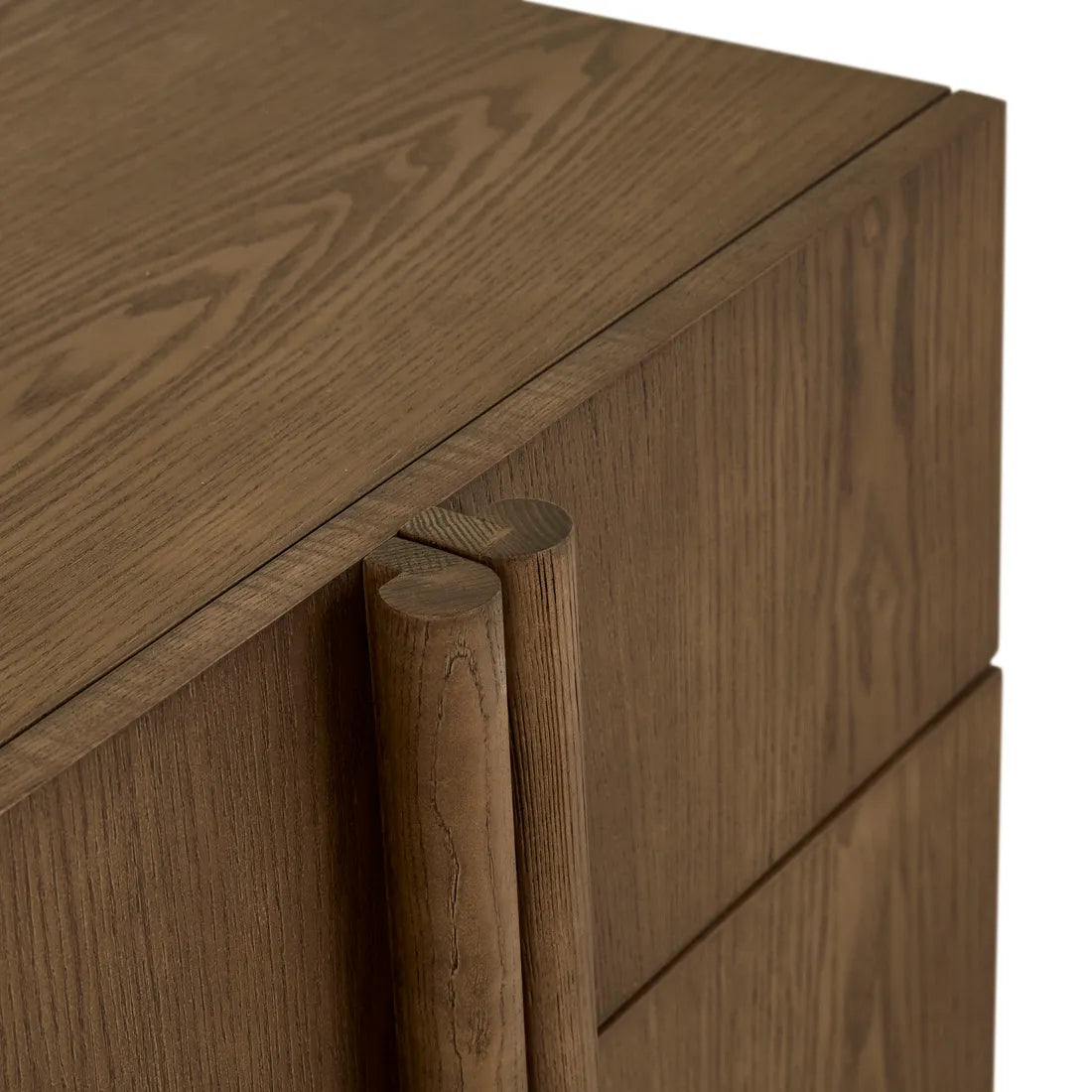 Kin 2 Drawer Bedside - Smoked Ash