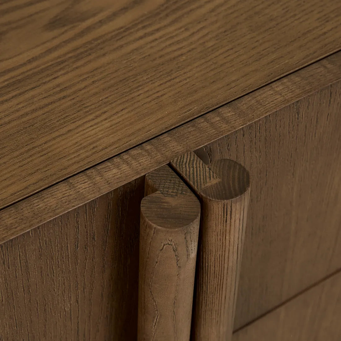 Kin 2 Drawer Bedside - Smoked Ash