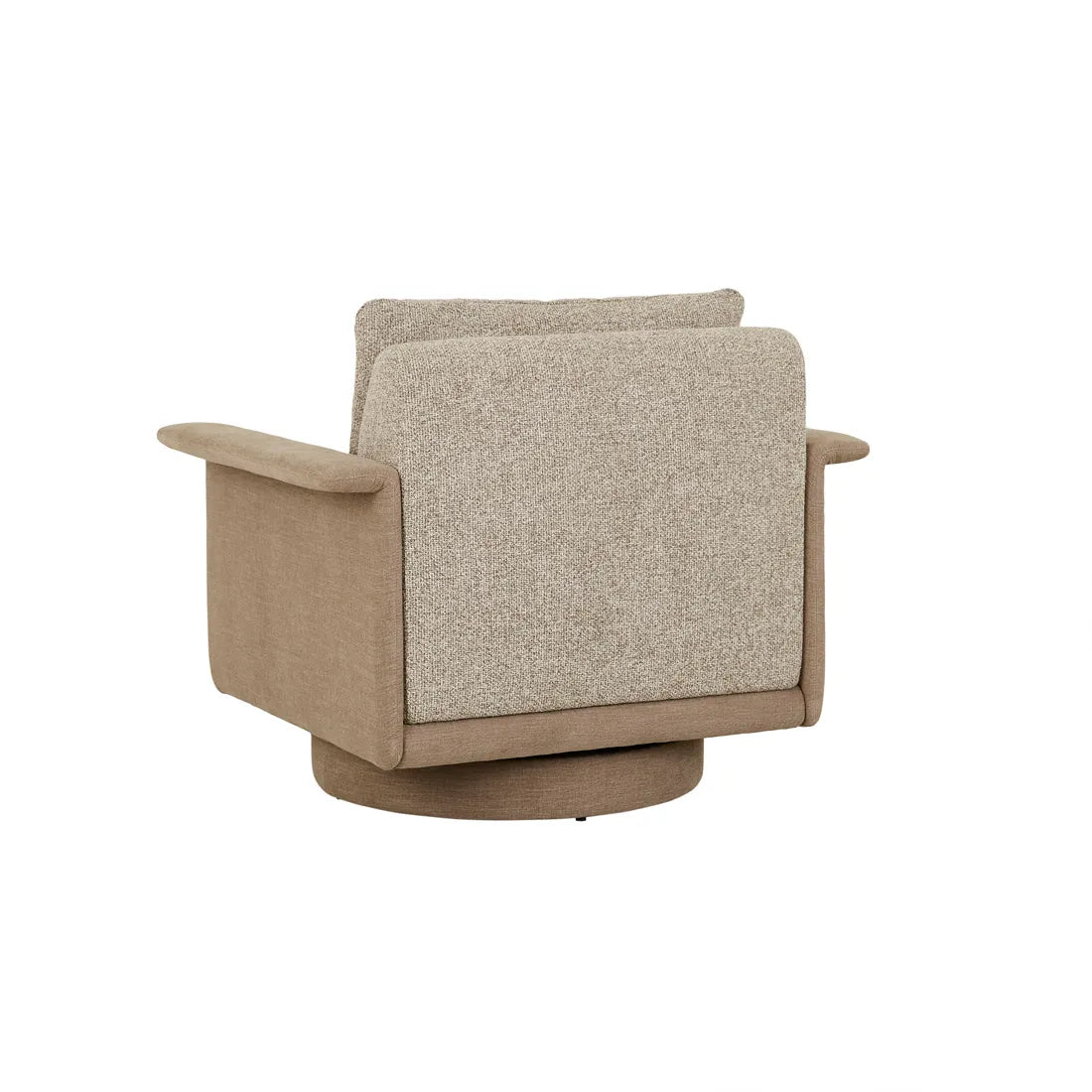 Hugo Gia Swivel Sofa Chair - Truffle Weave - Nomad
