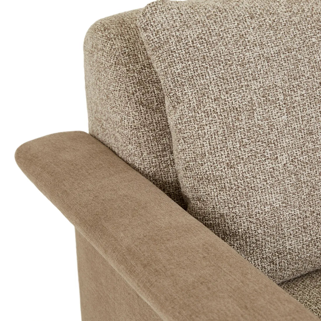 Hugo Gia Swivel Sofa Chair - Truffle Weave - Nomad