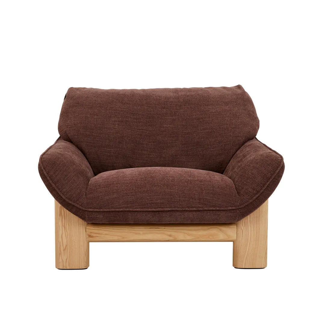 Juno Bowie Sofa Chair - Root Beer - Natural Ash