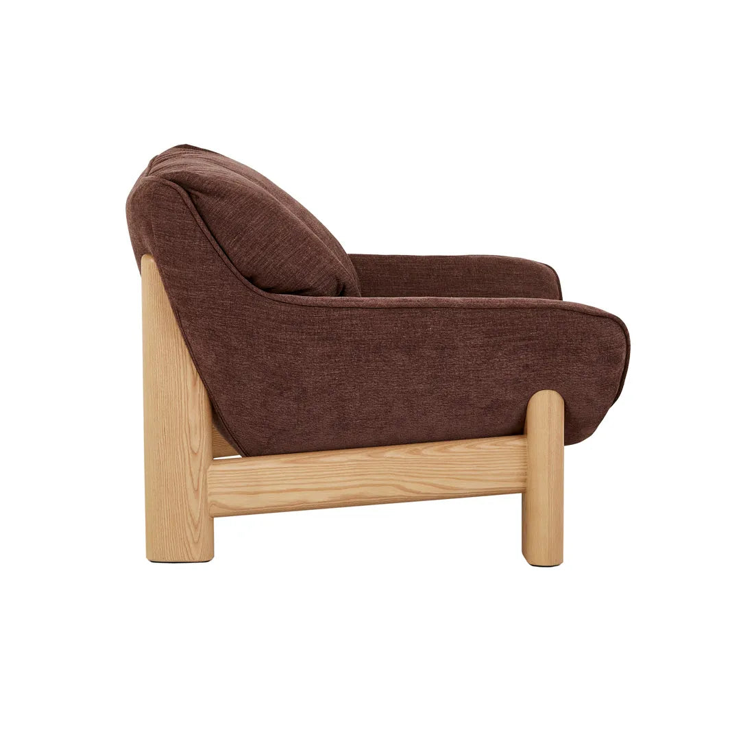 Juno Bowie Sofa Chair - Root Beer - Natural Ash