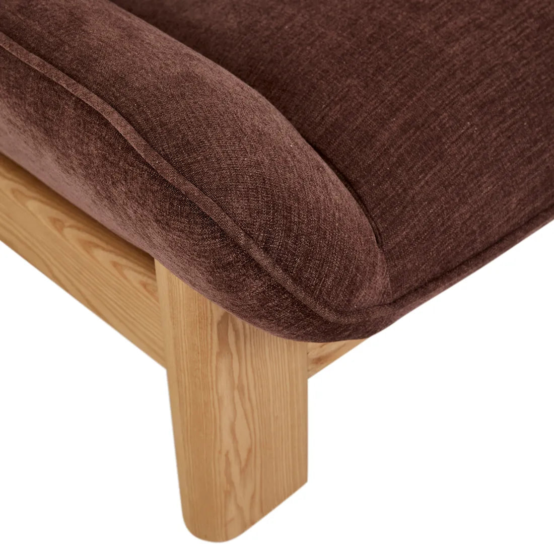 Juno Bowie Sofa Chair - Root Beer - Natural Ash