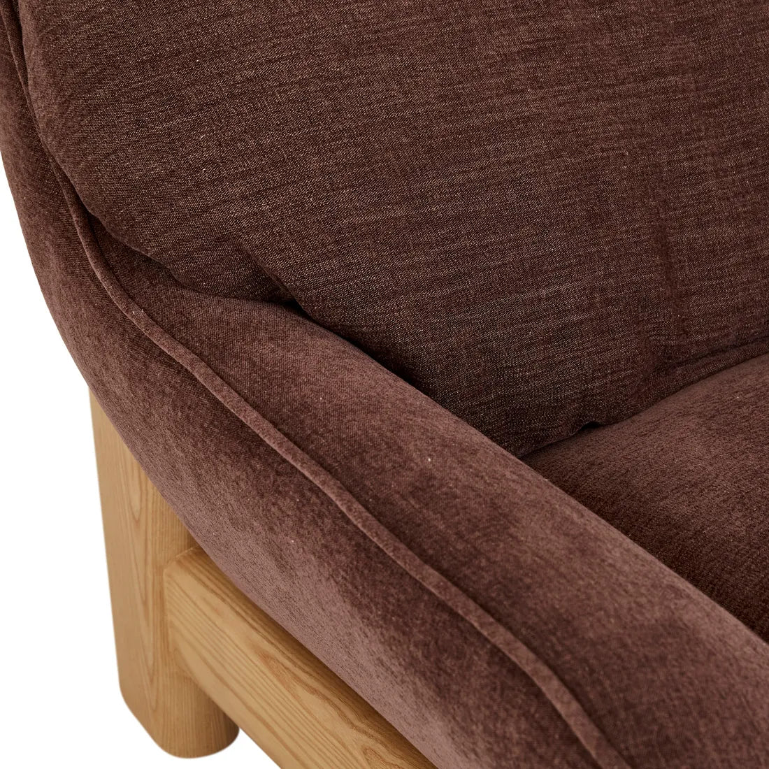 Juno Bowie Sofa Chair - Root Beer - Natural Ash