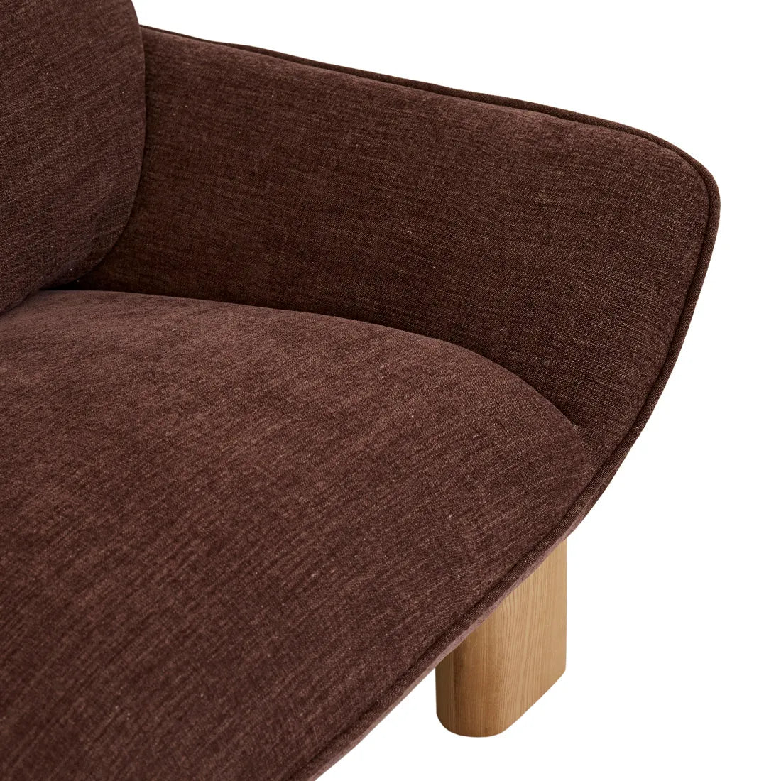 Juno Bowie Sofa Chair - Root Beer - Natural Ash