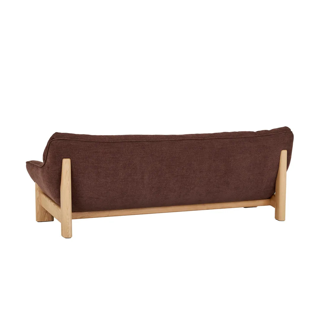 Juno Bowie 3 Seater Sofa - Root Beer - Natural Ash