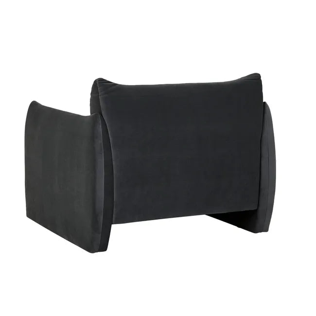 Sidney Peak Sofa Chair - Nocturne Velvet