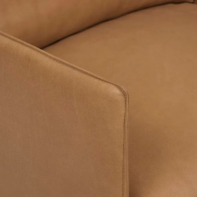 Tolv Pensive Sofa Chair - Camel - Light Oak
