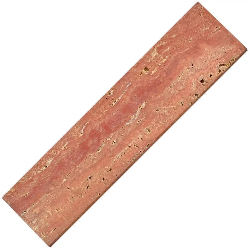 SUBWAY RED TRAVERTINE HONED