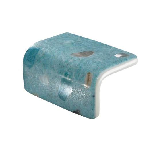 Terrazzo Teal Corner