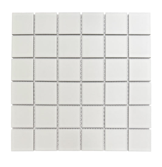 WHITE SATIN SQUARE 48