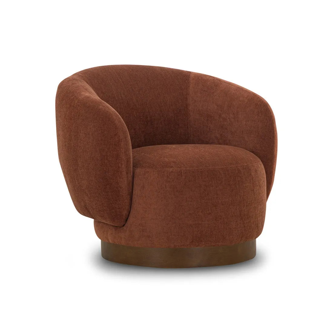 Camino Origin Swivel Occasional Chair - Chestnut - Walnut Stained