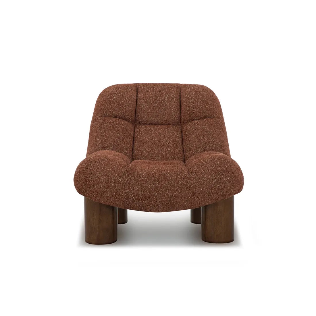 Camino Mila Occasional Chair - Merlot - Walnut Stained