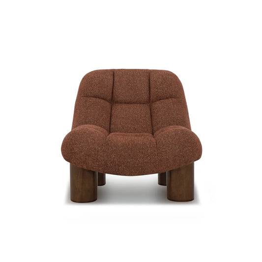 Camino Mila Occasional Chair - Merlot - Walnut Stained
