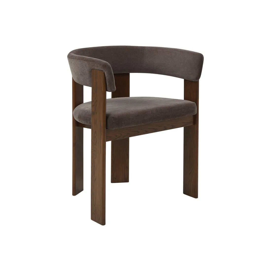 Morgan Dining Armchair - Truffle - Smoked Oak