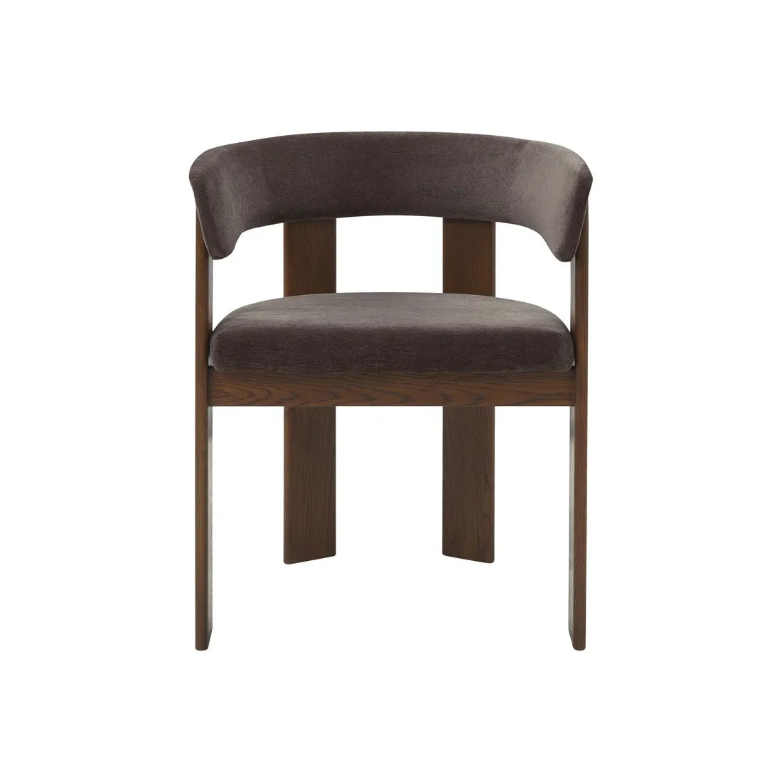 Morgan Dining Armchair - Truffle - Smoked Oak