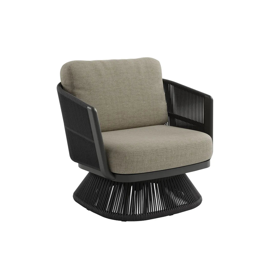 Valencia Marrakesh Occasional Chair - Carbon Grey - Natural