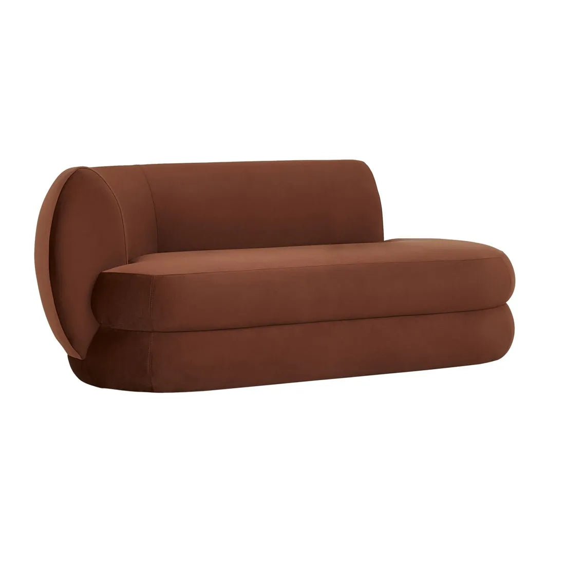 Vera Daybed Left Arm - Rum Raisin