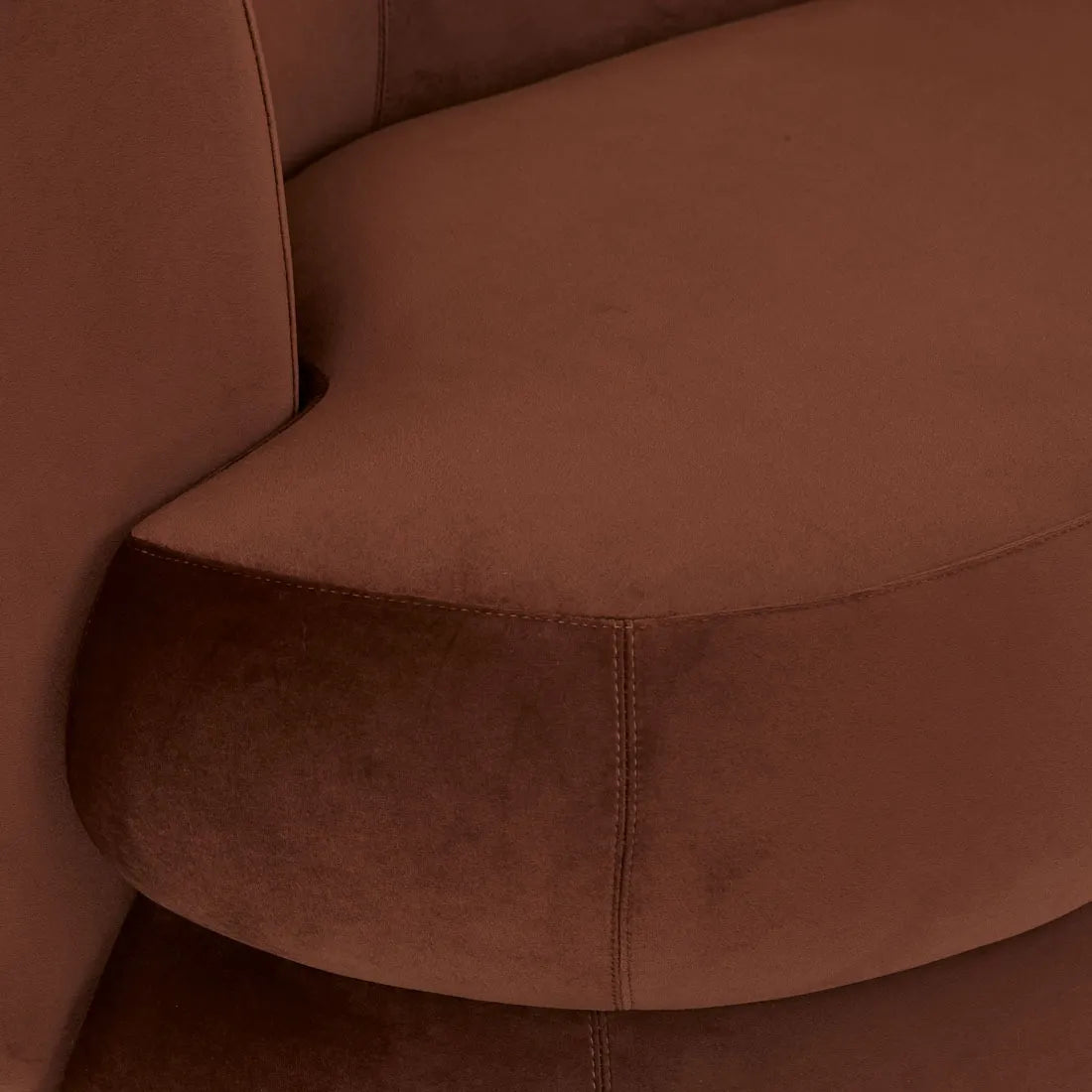 Vera Daybed Left Arm - Rum Raisin