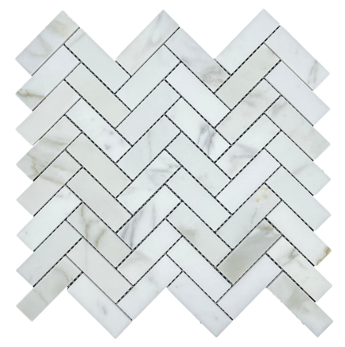 HERRINGBONE CALACATTA HONED