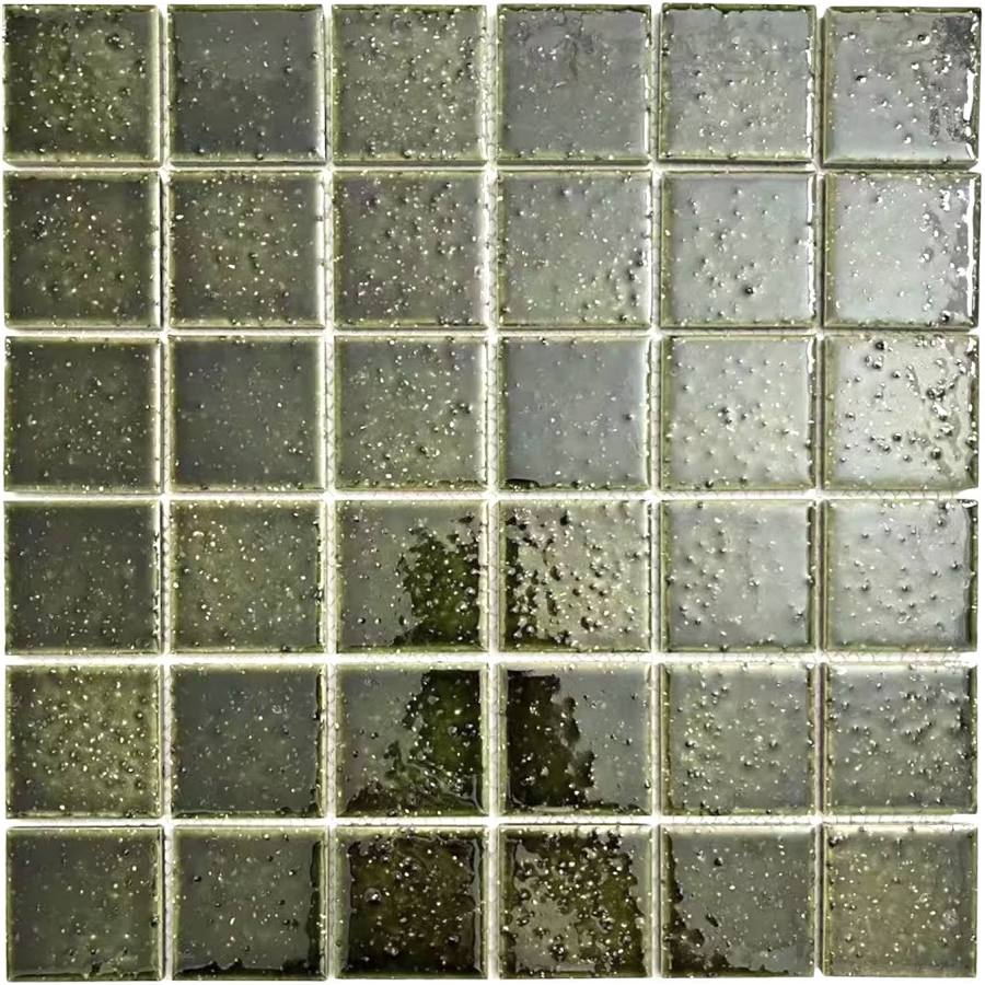 343 TOKYO DARK GREEN GLOSS SQUARE 48