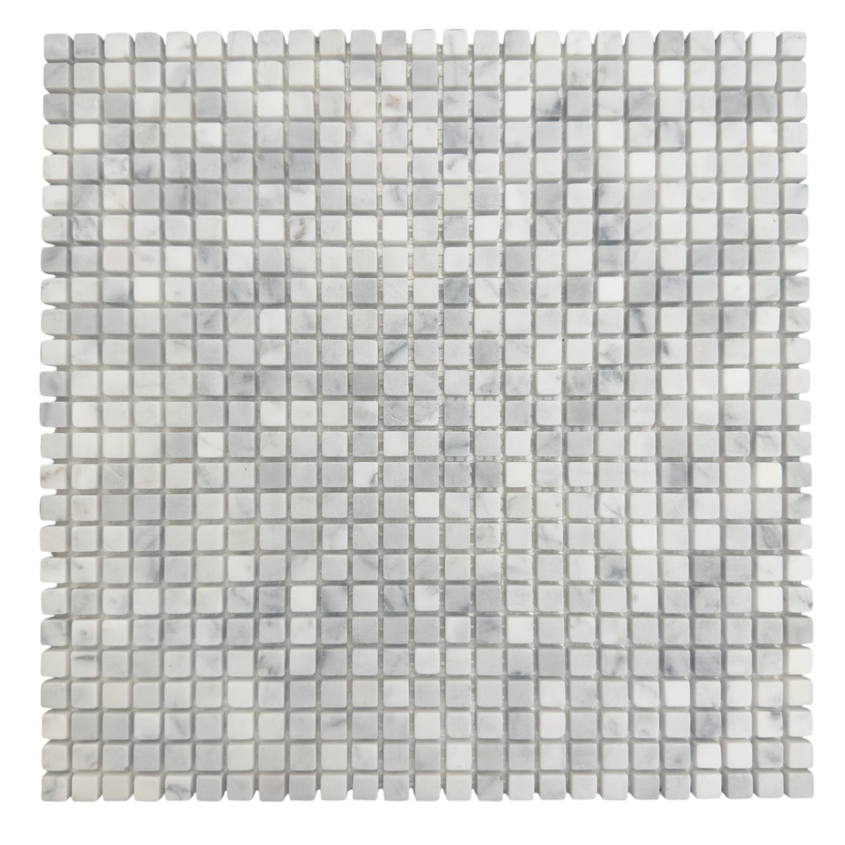 MINI SQUARE CARRARA TUMBLED 10