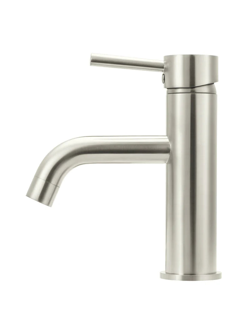 MEIR ROUND BASIN MIXER CURVED