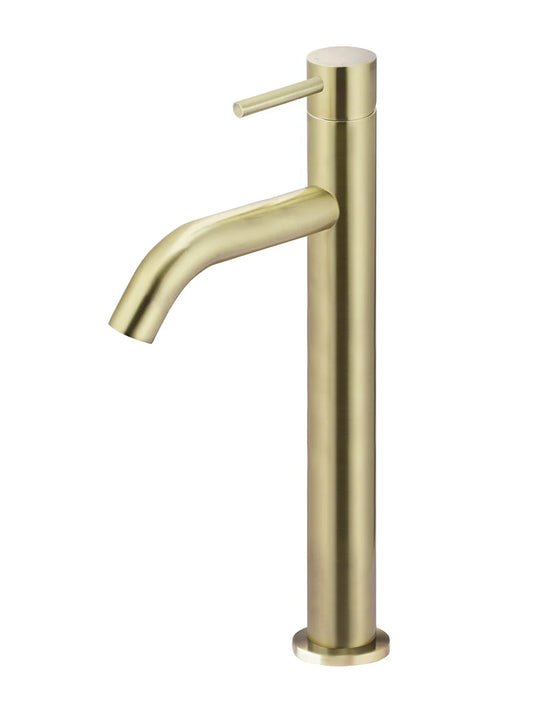 MEIR PICCOLA TALL BASIN MIXER TAP WITH 130MM SPOUT