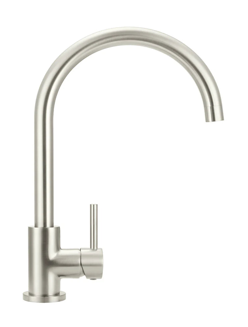 MEIR ROUND GOOSENECK KITCHEN MIXER TAP