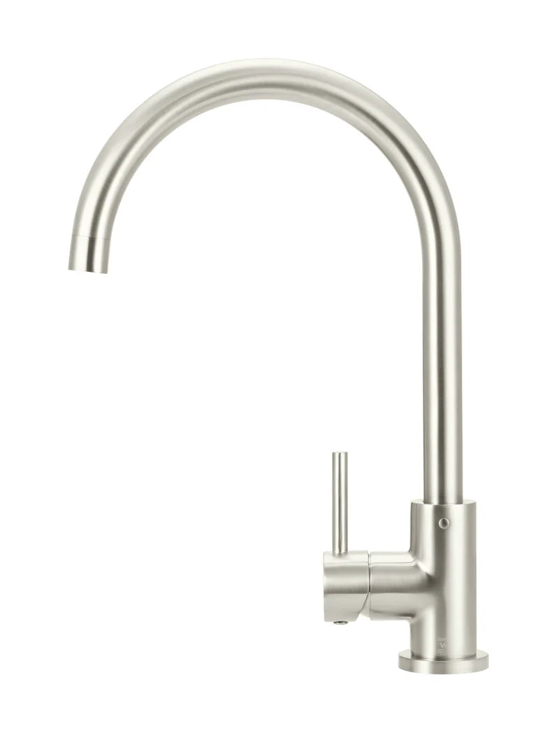 MEIR ROUND GOOSENECK KITCHEN MIXER TAP