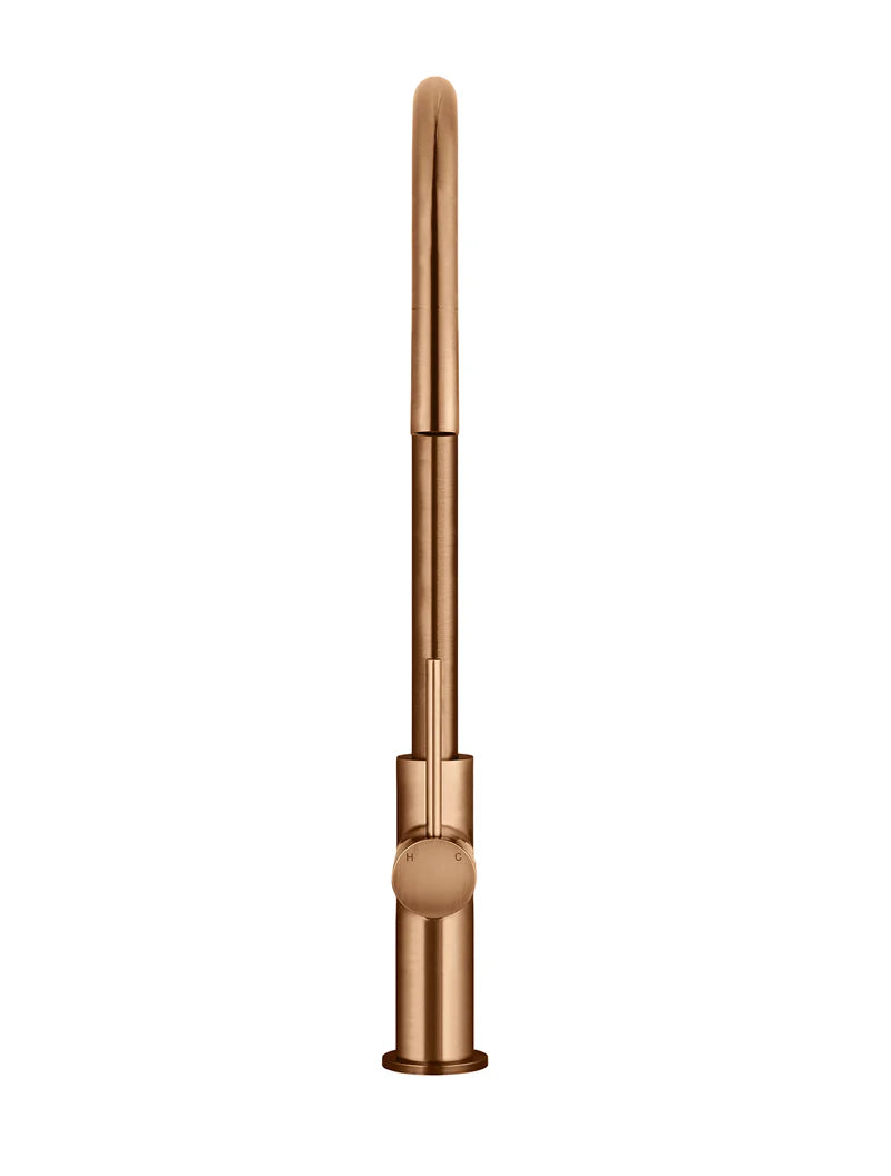 MEIR ROUND PICCOLA PULL OUT KITCHEN MIXER TAP