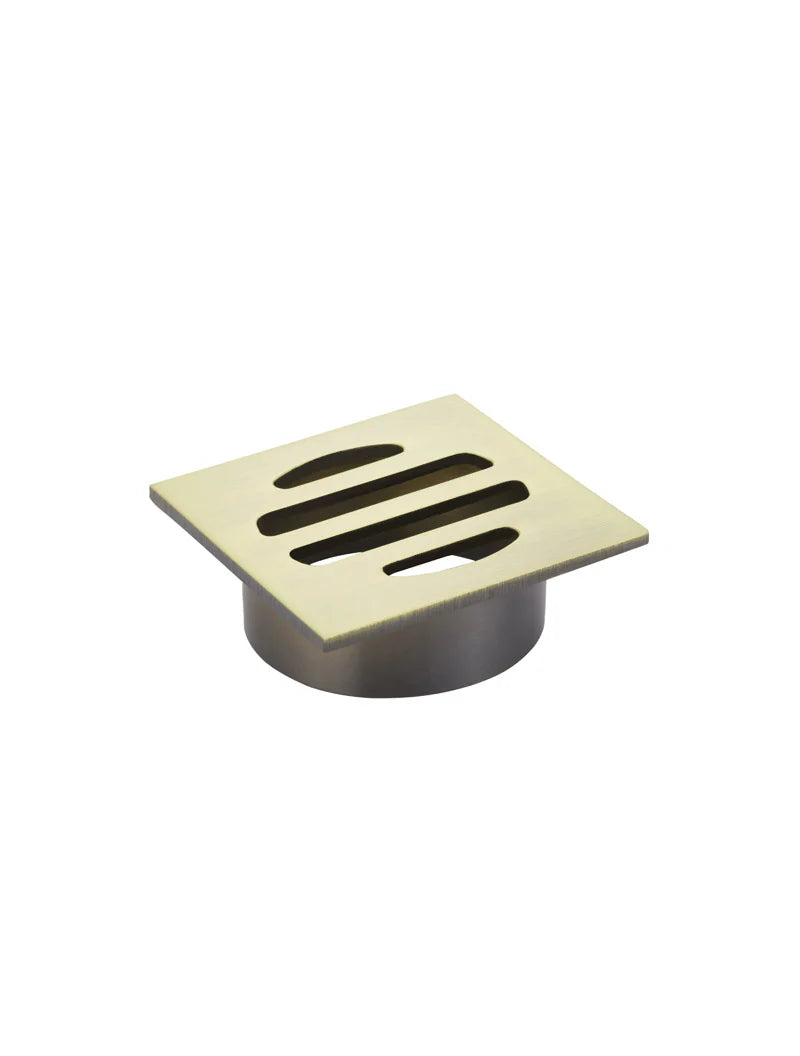 MEIR SQUARE FLOOR GRATE SHOWER DRAIN 50MM OUTLET
