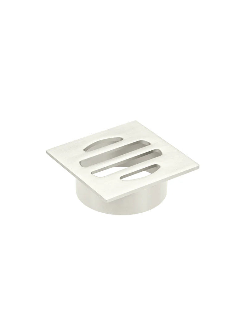 MEIR SQUARE FLOOR GRATE SHOWER DRAIN 50MM OUTLET