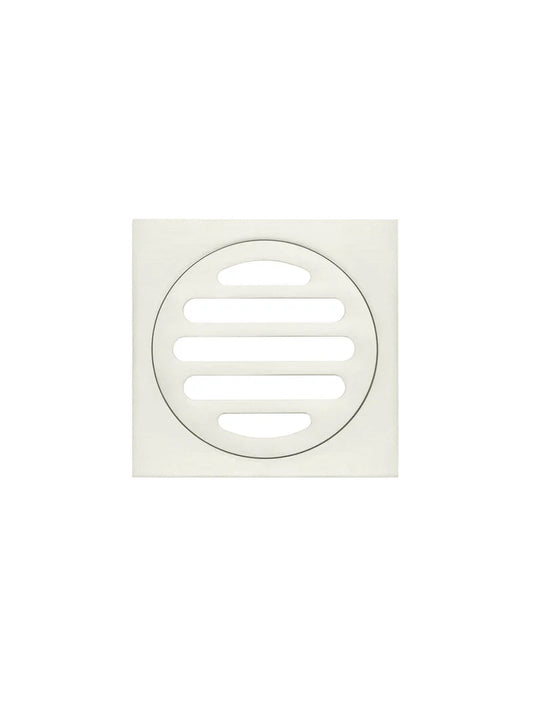 MEIR SQUARE FLOOR GRATE SHOWER DRAIN 80MM OUTLET