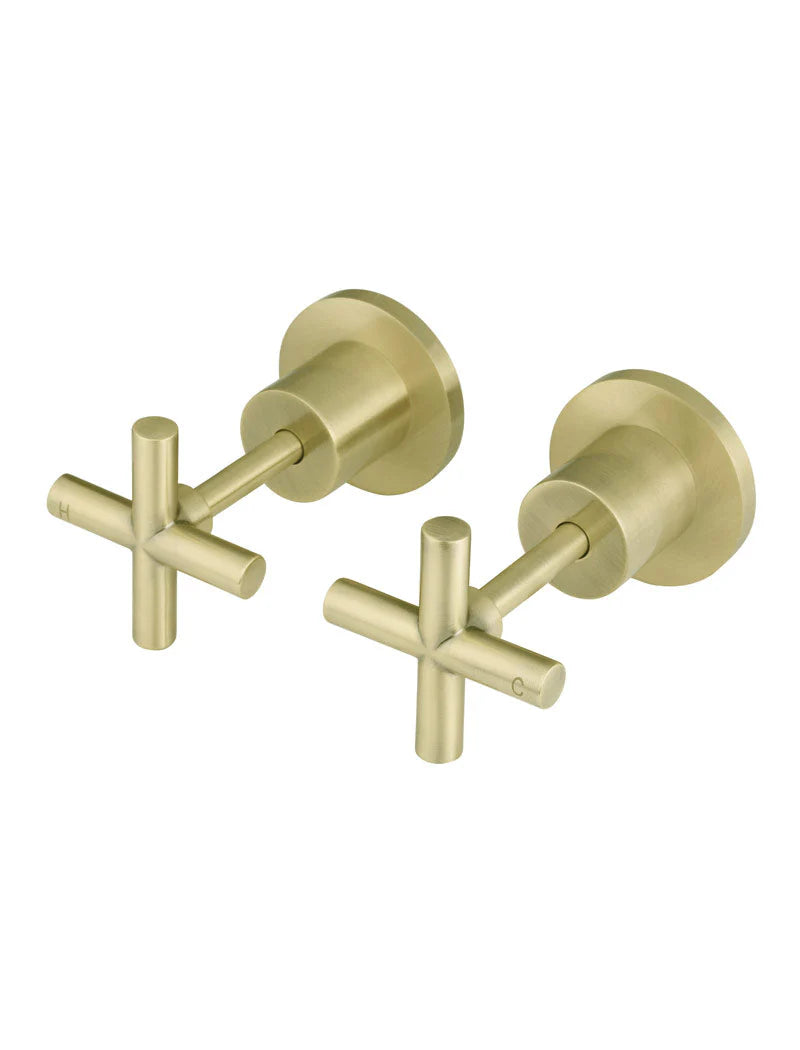 MEIR ROUND CROSS HANDLE JUMPER VALVE WALL TOP ASSEMBLIES