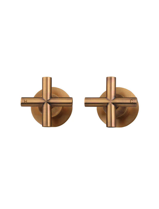 ROUND CROSS HANDLE JUMPER VALVE WALL TOP ASSEMBLIES