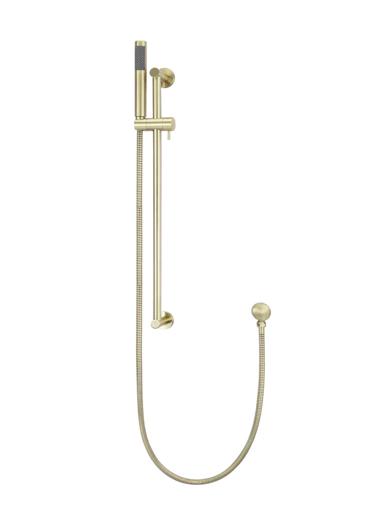 MEIR ROUND HAND SHOWER ON RAIL COLUMN