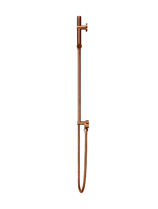 MEIR ROUND HAND SHOWER ON RAIL COLUMN