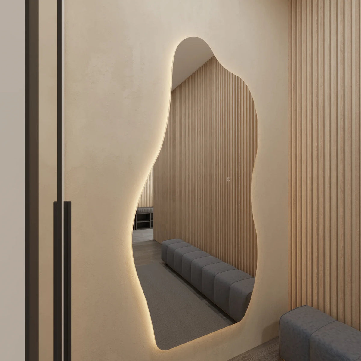 Mega Hourglass Back-Lit Full Length LED Mirror | 2000 x 1000
