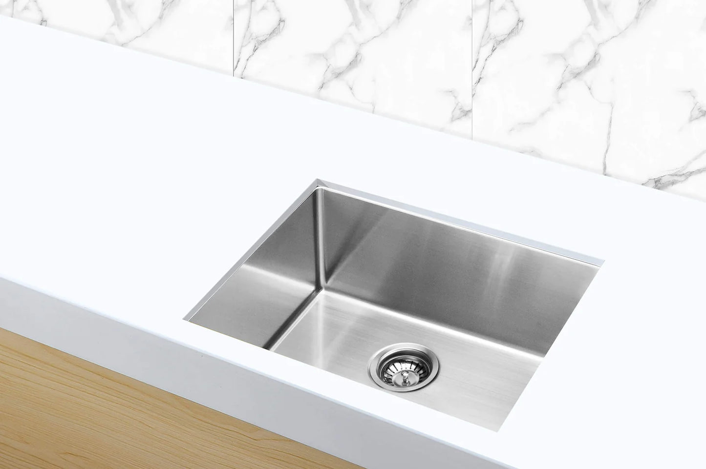 LAVELLO KITCHEN SINK - SINGLE BOWL 450 X 450