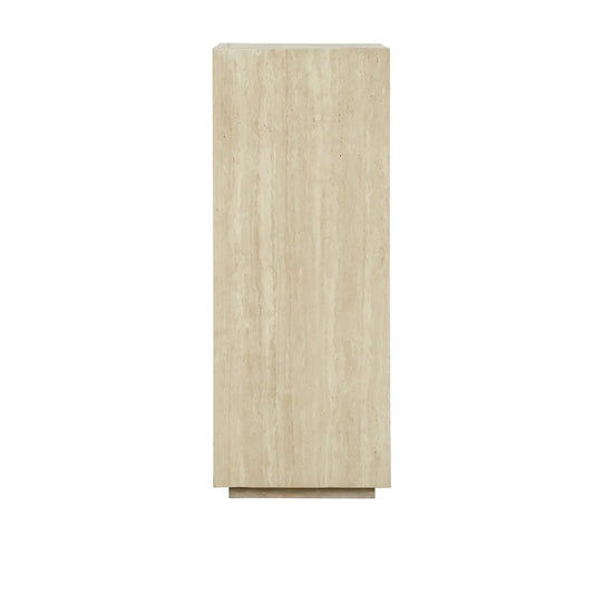 Tall Plinth - Natural Travertine